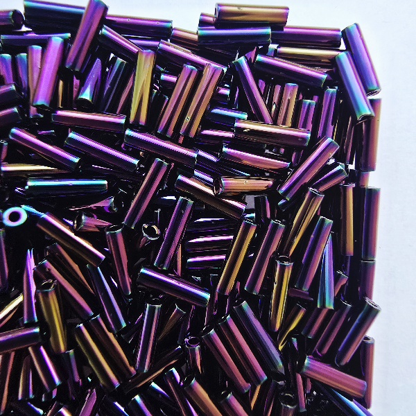Gibigyongy.hu - MIYUKI bugle 6 mm 9454 Metallic purple iris