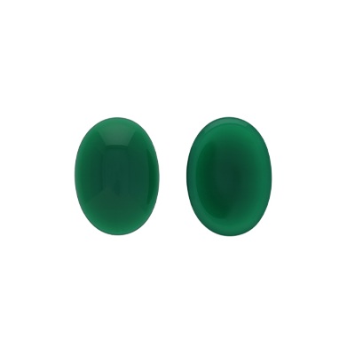 Gibigyongy.hu - Kaboson üveg 25x18 mm 52040 Milky Green