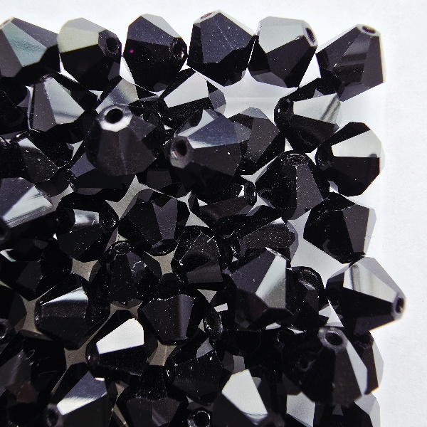 Gibigyongy.hu - PRECIOSA bicone gyöngy 6 mm Jet
