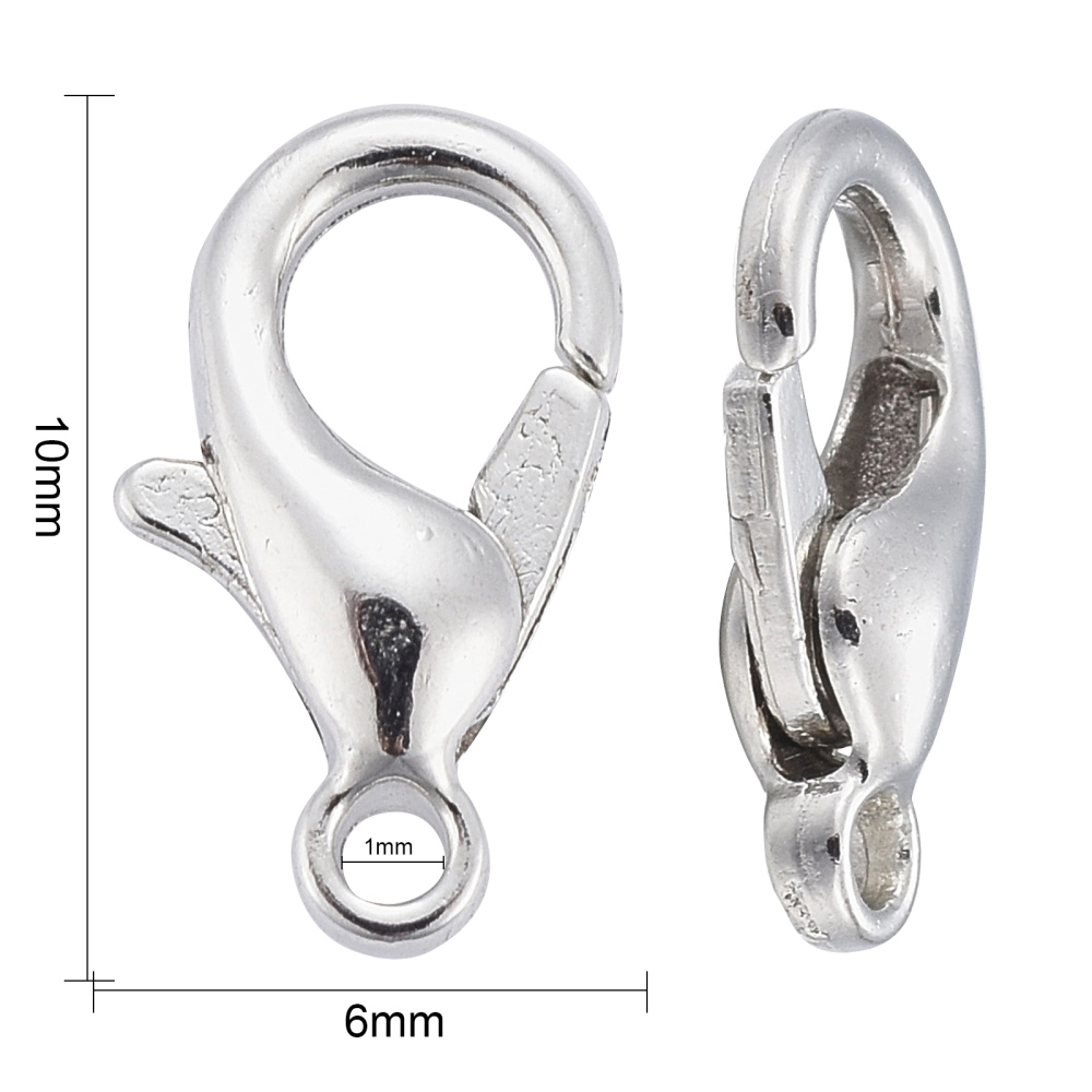 Gibigyongy.hu - Delfinkapocs 10 mm platina KK7-5