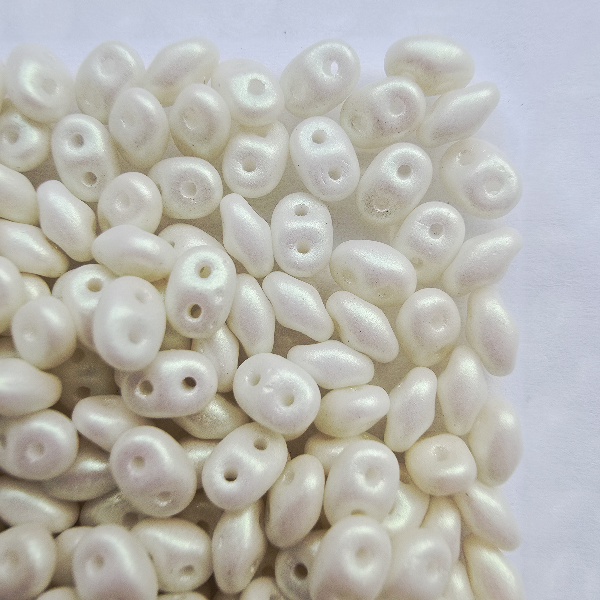 Gibigyongy.hu - SuperDuo 2,5x5 mm 29703AL Powdery - Ivory