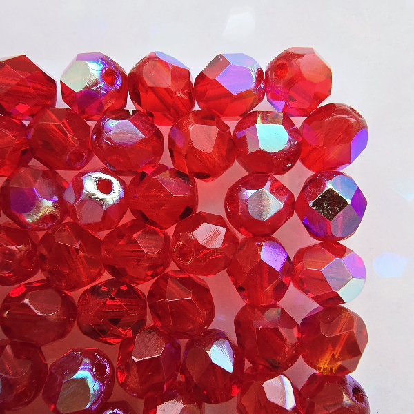 Gibigyongy.hu - Cseh Csiszolt 6 mm X90090 Siam Ruby AB