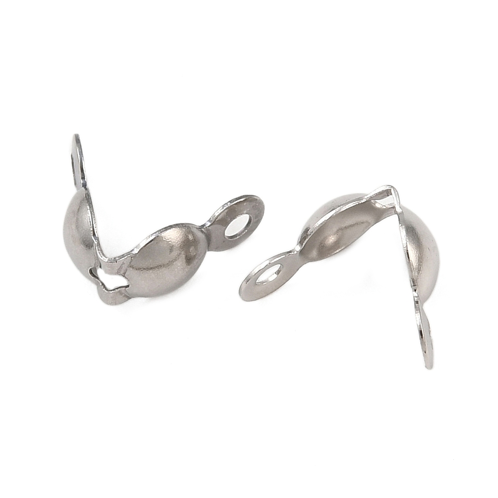 Gibigyongy.hu - Csomórejtő két lyukas 4x8 mm platina CS6-NP