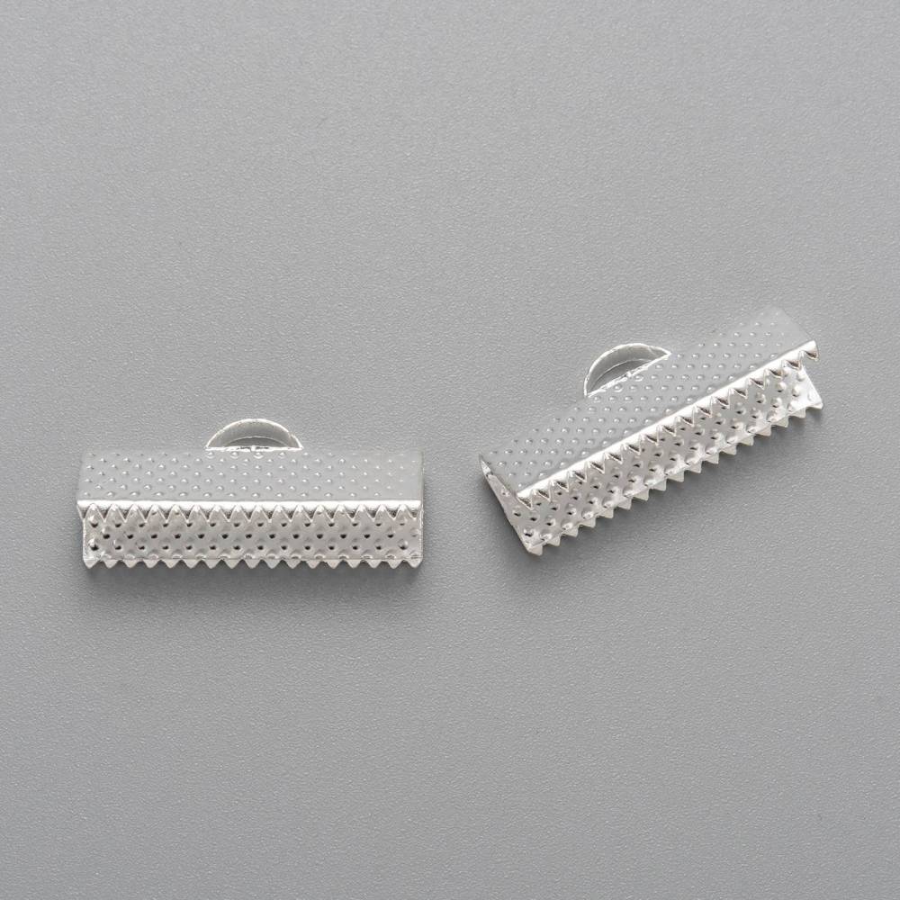 Gibigyongy.hu - Szálvég mintás 6x20 mm ezüst SZV15-3