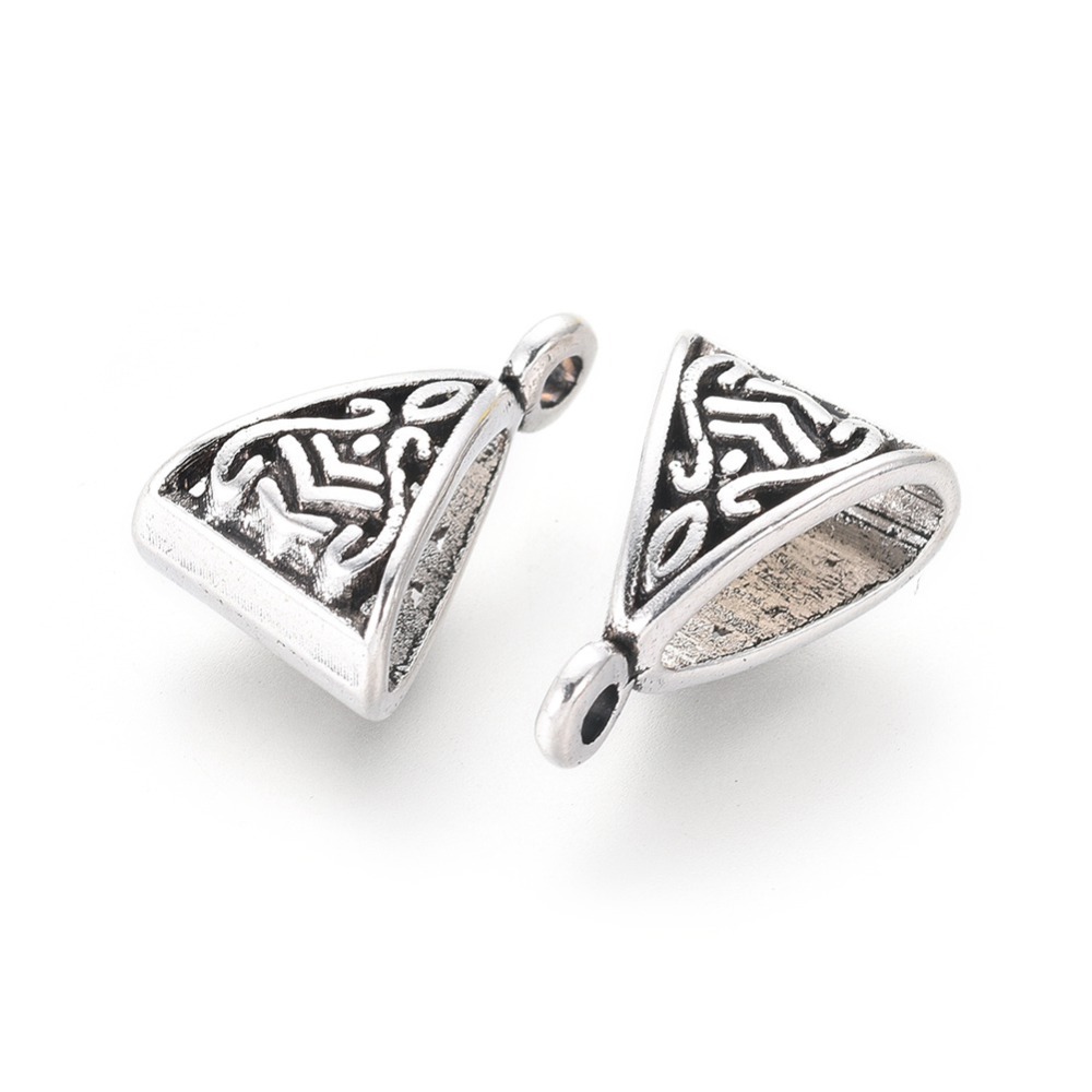 Gibigyongy.hu - Medáltartó 15,5x10x7 mm antik ezüst MT26-3