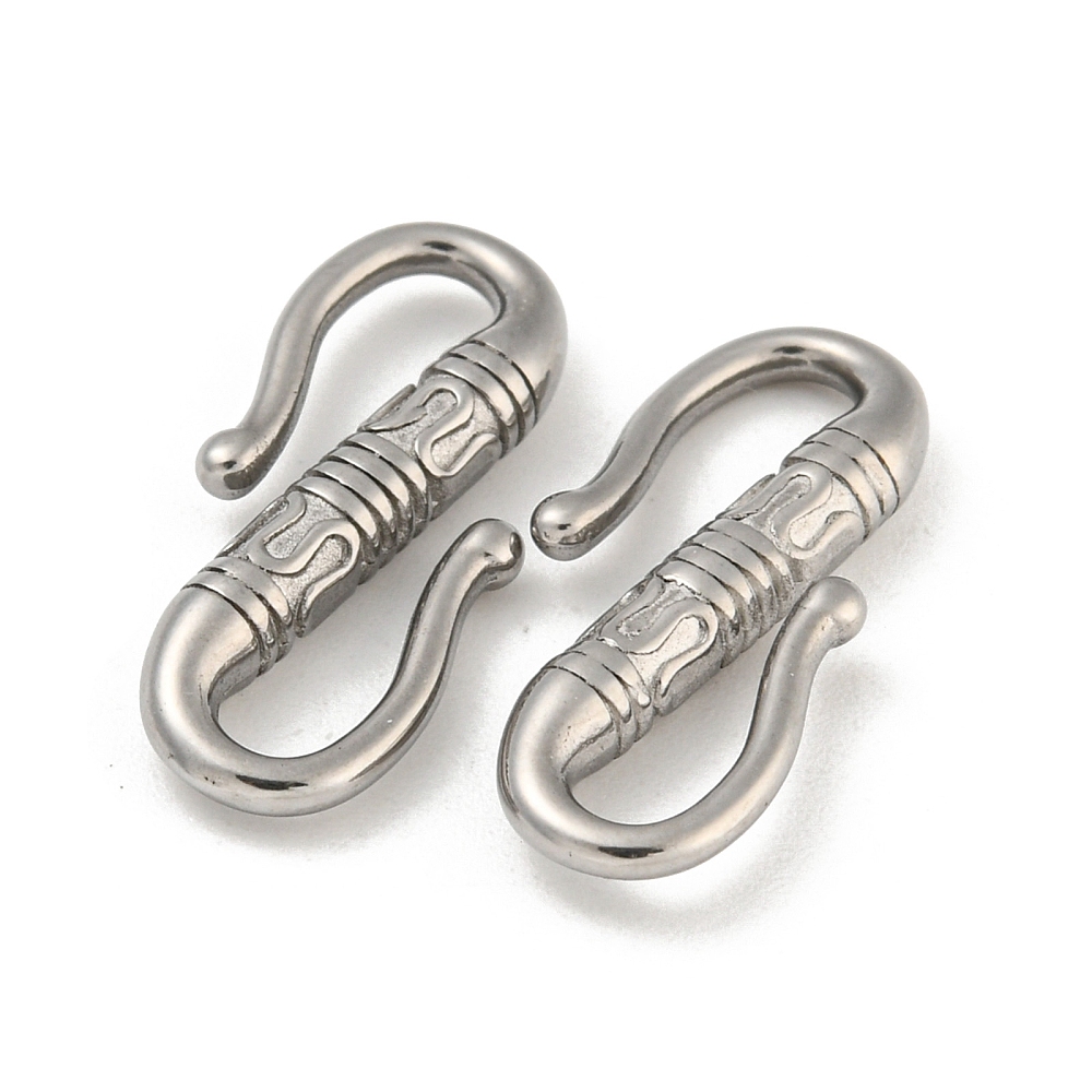 Gibigyongy.hu - S-kapocs nemesacél 22,5x9,5 mm platina SK3-5
