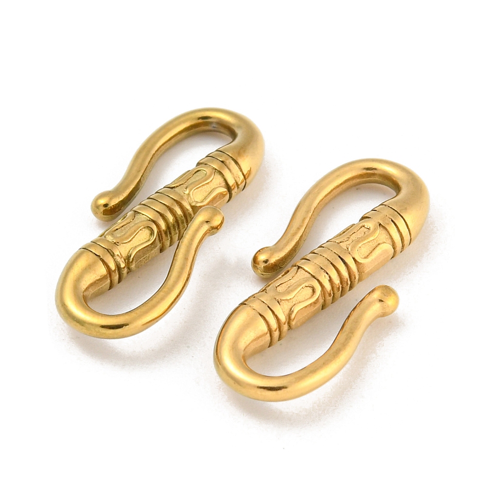 Gibigyongy.hu - S-kapocs 22,5x9,5 mm valódi arannyal bevont SK3-NA