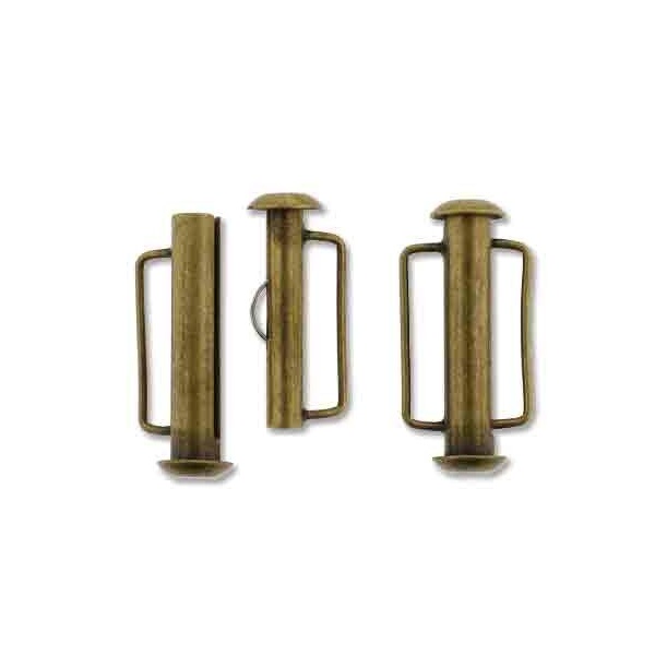 Csőkapocs gyöngyszövéshez 21,5 mm bronz CSK2-2