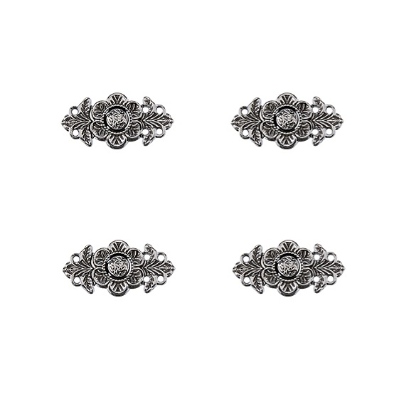 Gibigyongy.hu - Díszes filigrán kapocs 34x16 mm fekete SK6-4