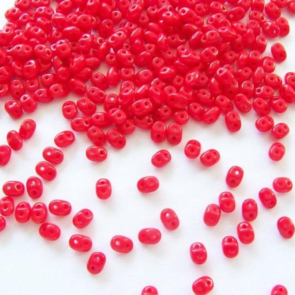 Gibigyongy.hu - Superduo 2,5x5 mm 93200 Opaque Red