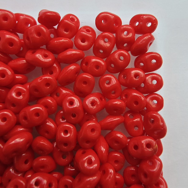 Superduo 2,5x5 mm 93200 Opaque Red
