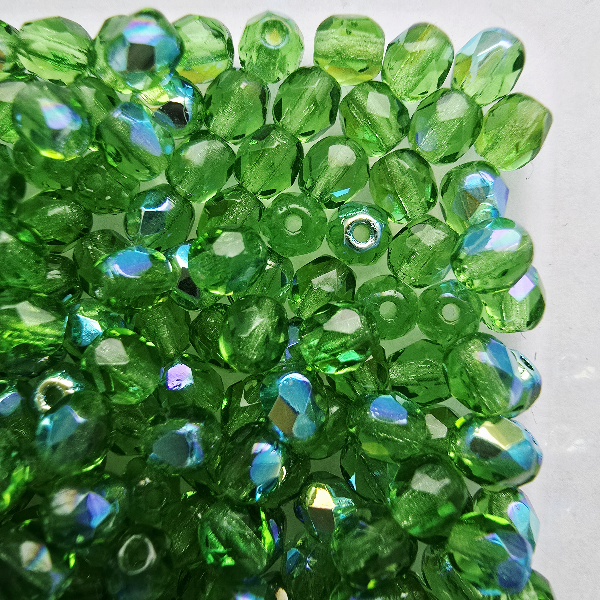 Gibigyongy.hu - Cseh Csiszolt 4 mm X50120 Green AB