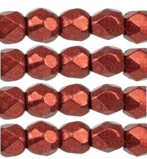 Gibigyongy.hu - Cseh Csiszolt 3 mm 07B10 Saturated Metallic Merlot