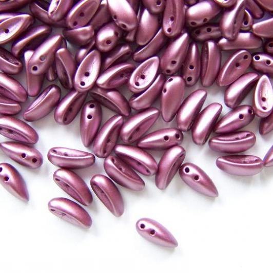 Gibigyongy.hu - Chilli bead 4x11 mm Pearl Pastels Burgundy 02010-25031