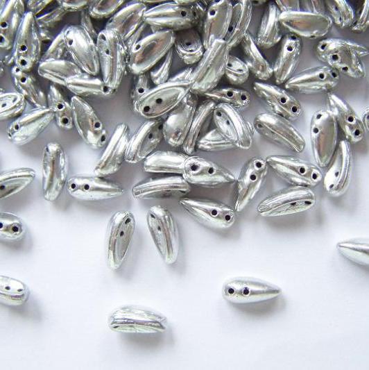 Gibigyongy.hu - Chilli bead 4x11 mm Silver 23980-27000