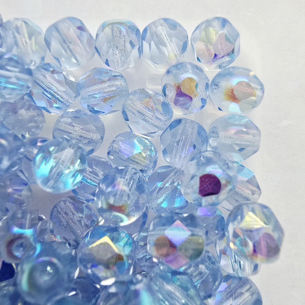 Gibigyongy.hu - Cseh Csiszolt 6 mm X30020 Lt Sapphire AB