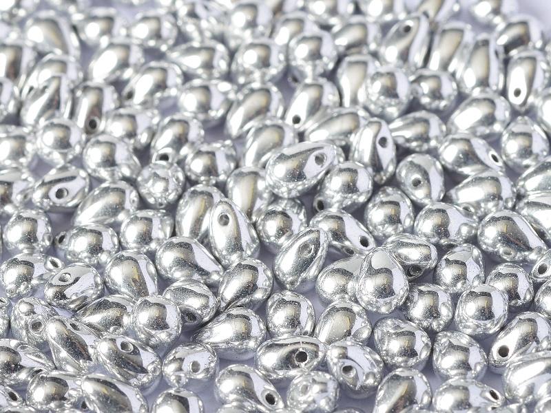 Cseh Préselt Csepp 4x6 mm 27000CR Silver