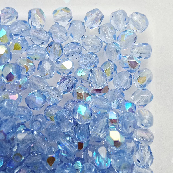 Gibigyongy.hu - Cseh Csiszolt 4 mm X30020 Med. Sapphire AB