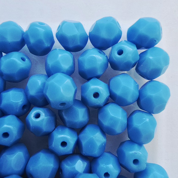 Cseh Csiszolt 6 mm 63030 Blue Turquoise