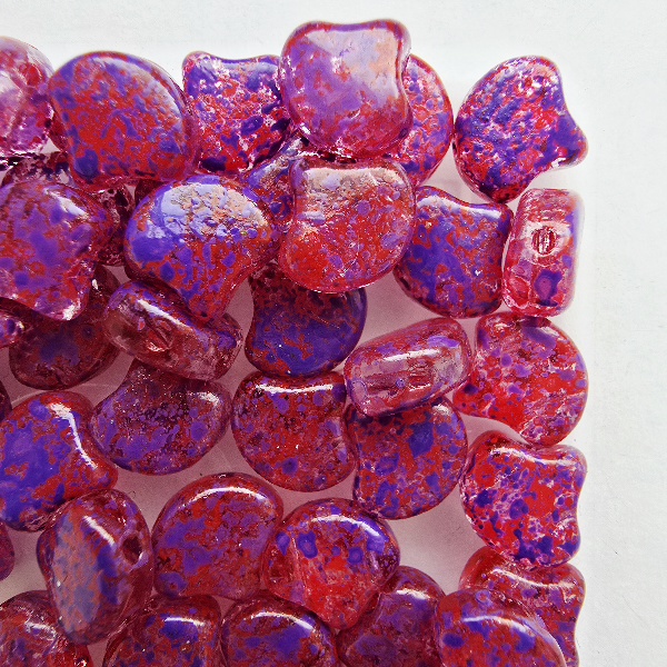Gibigyongy.hu - Ginko 7,5x7,5 mm 00030-24407 Confetti Splash Violet Red